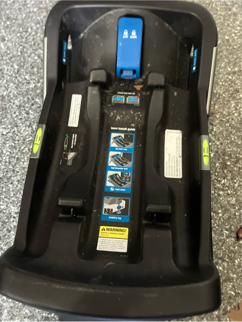 🔥 Nuna Pipa Infant Car Seat Base Model cf03501cvr Black - Preowned - Base Only